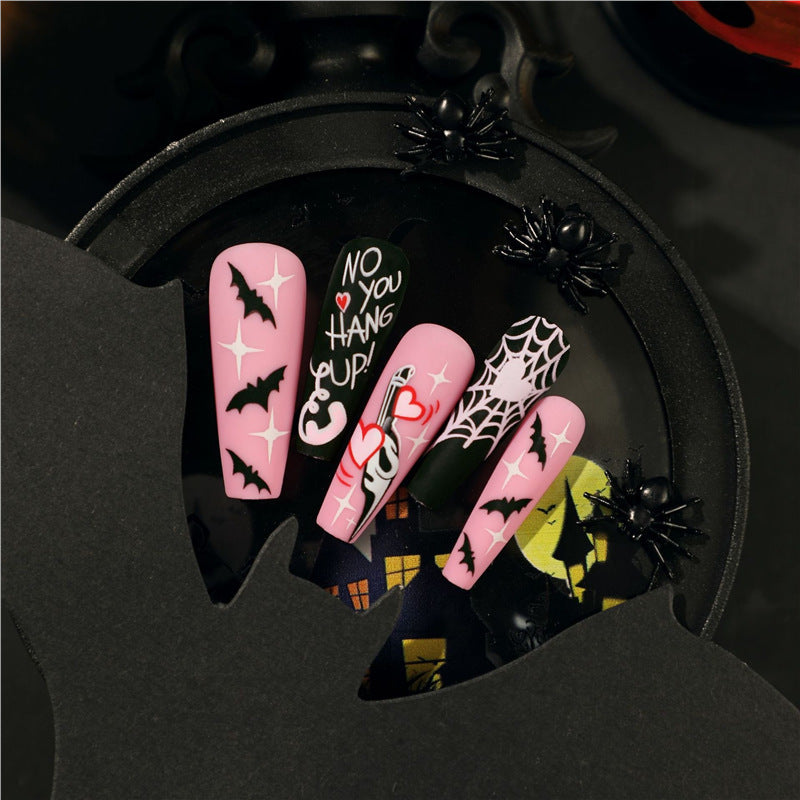 Thematic Halloween Press-On Nail Set Siopsrl
