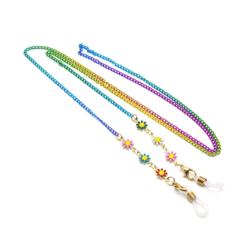 Siopsrl | Floral Patterned Eyewear Chain Siopsrl