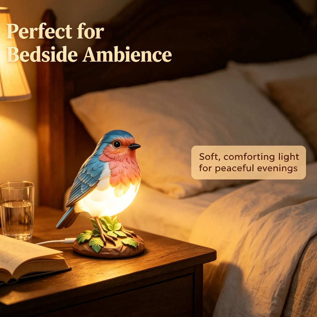 Siopsrl | Realistic bird table lamp accent nightlight Siopsrl