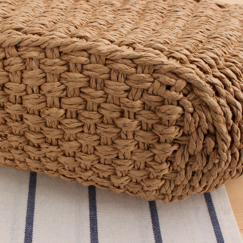 Siopsrl | Handbag made of braided natural material with elegant tassel decoration Siopsrl