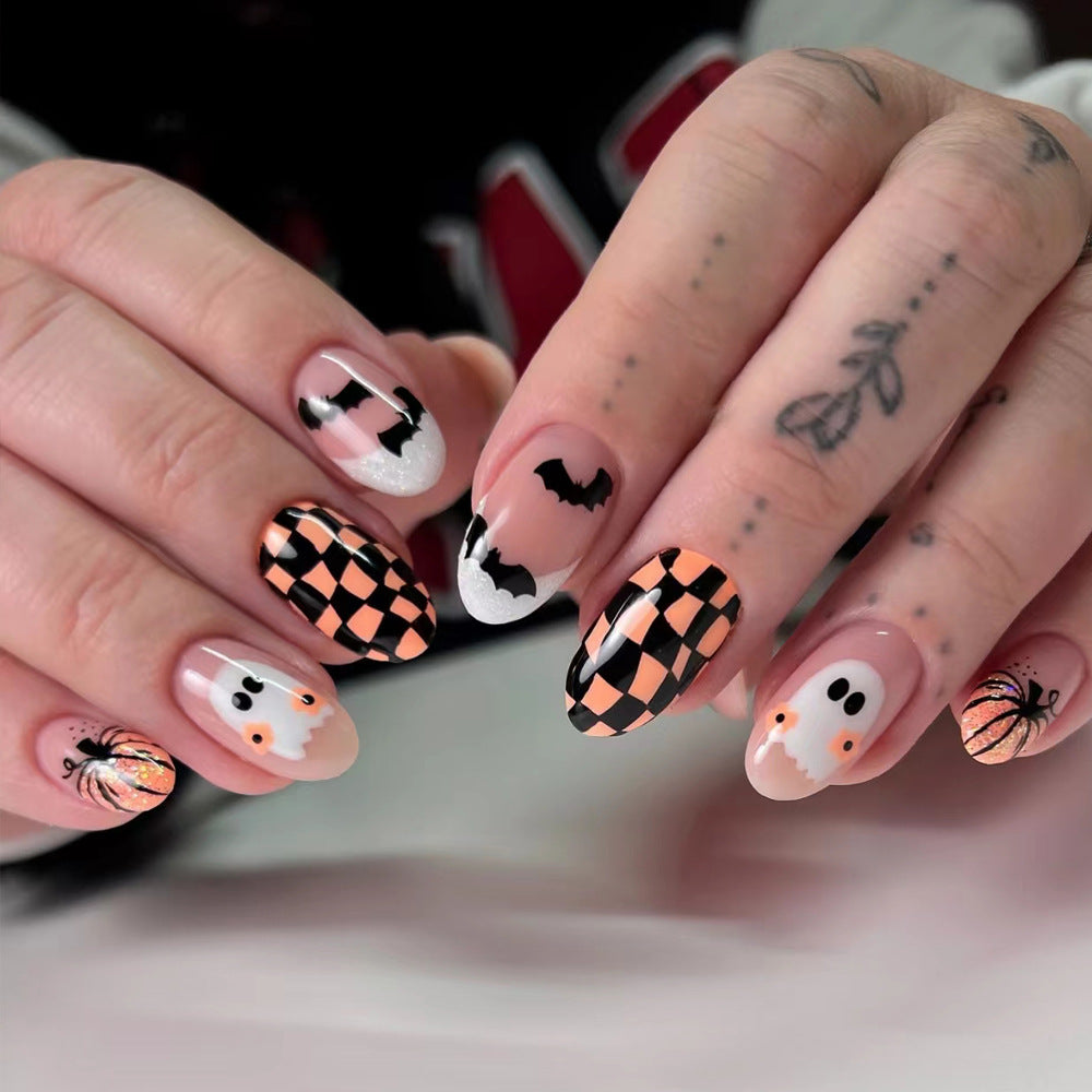 Siopsrl | Halloween-Themed Press-On Nail Art Siopsrl Siopsrl | 787370325