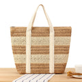 Shopping basket in modern wicker design with sturdy carrying handles Siopsrl