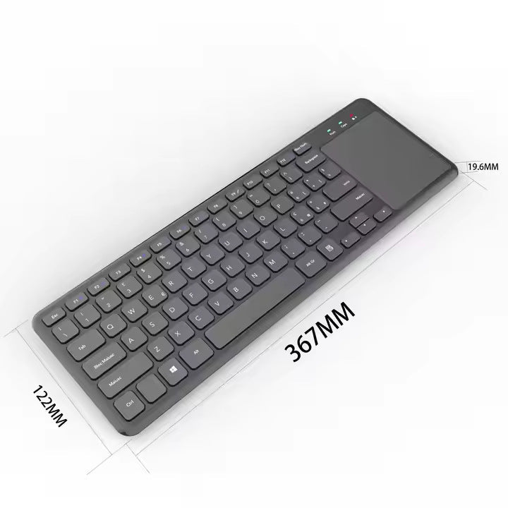 Siopsrl | Ultra-Slim Wireless Keyboard with Touchpad Siopsrl