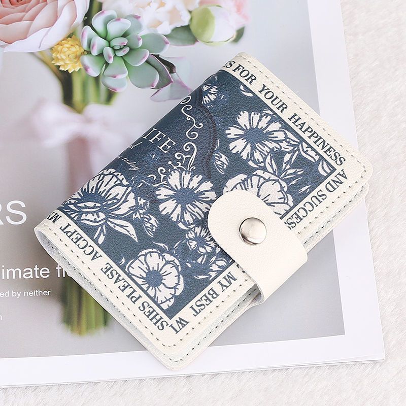 Siopsrl | Elegant Rose Print Wallet Siopsrl