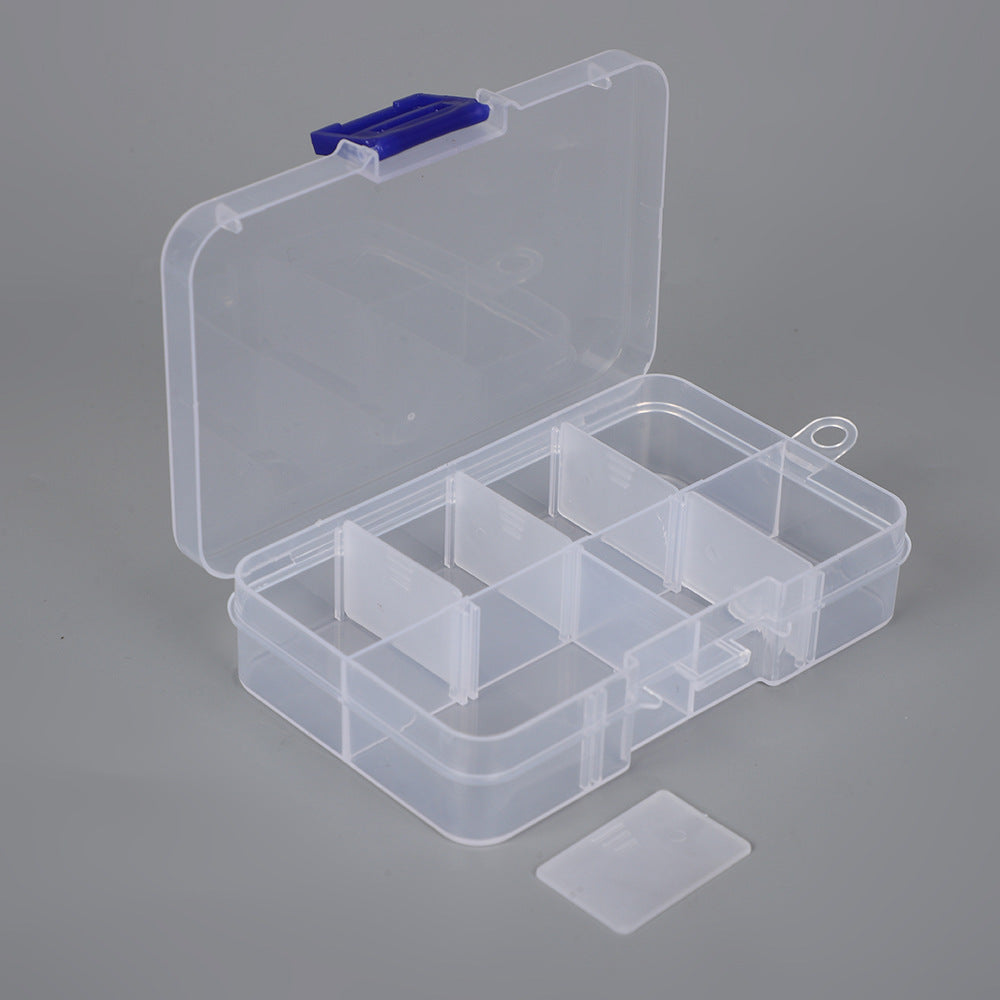 Multi-Purpose Transparent Compartment Storage Case Siopsrl