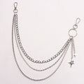 Siopsrl | Fashionable keychain chain with sparkling stars Siopsrl