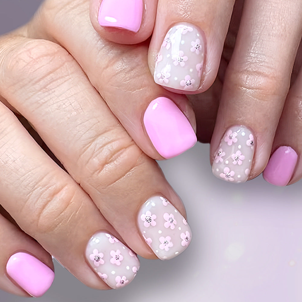 Siopsrl | Floral Themed Press-On Nail Art Set Siopsrl