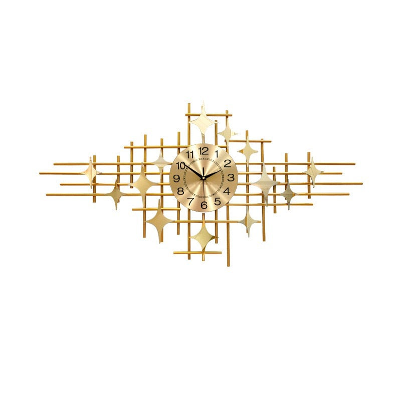 Modern Geometric Wall Clock Art Siopsrl