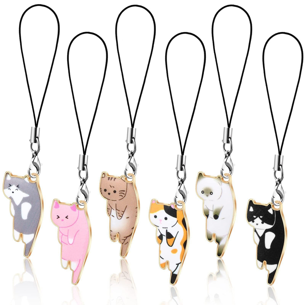 Siopsrl | Cat-Themed Charms Keychain Set Siopsrl