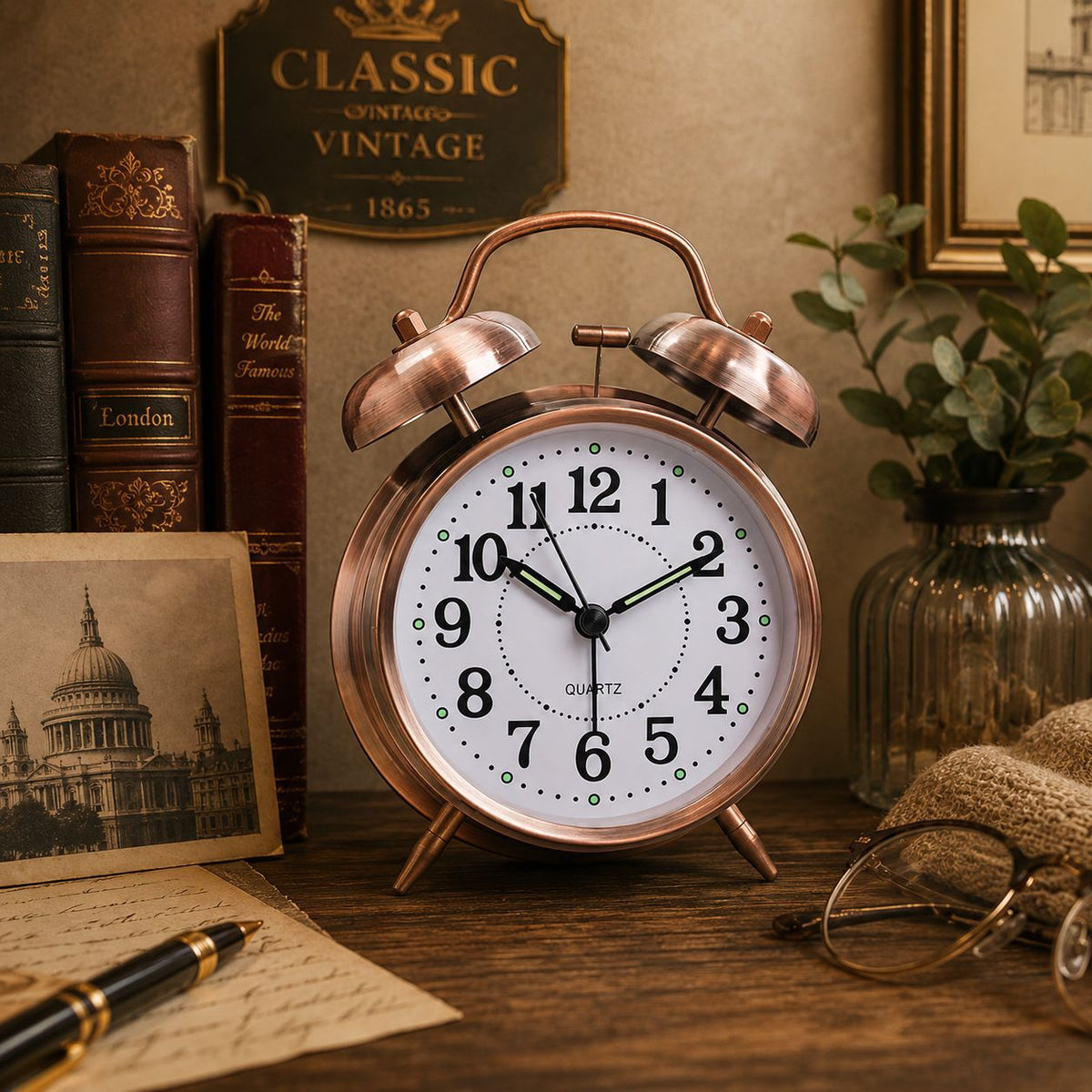 Siopsrl | Analog Alarm Clock Siopsrl