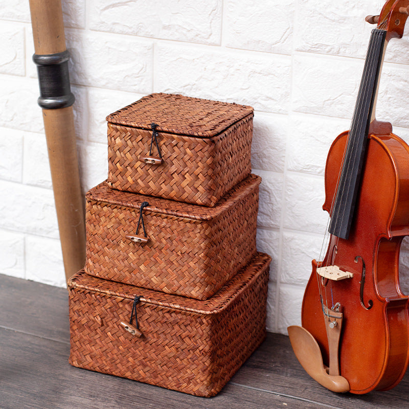 Handmade Woven Storage Cube Siopsrl