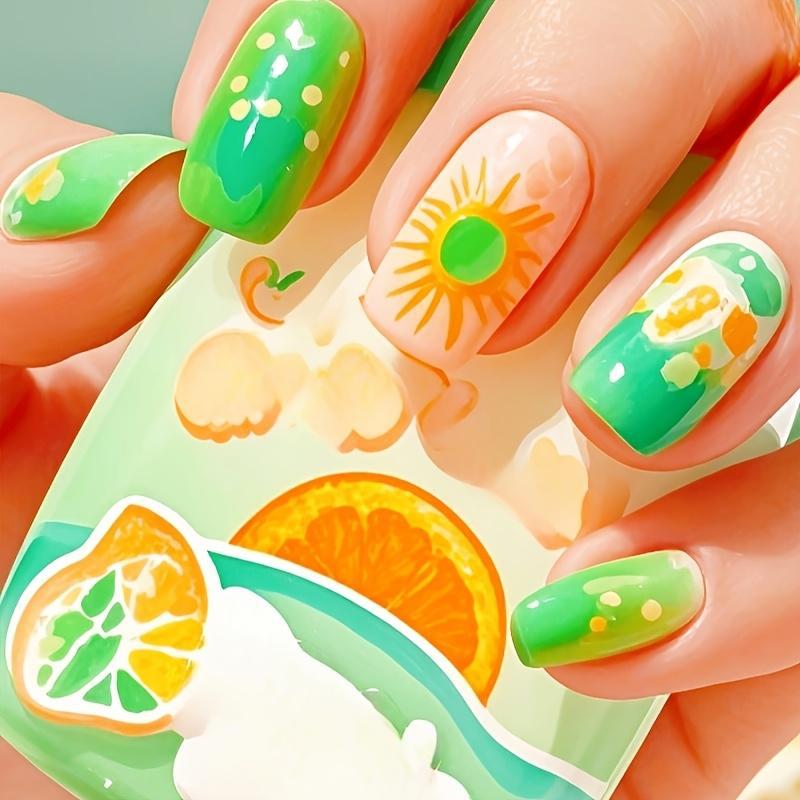 Siopsrl | Artificial Nails in Lively Fruit Design Siopsrl