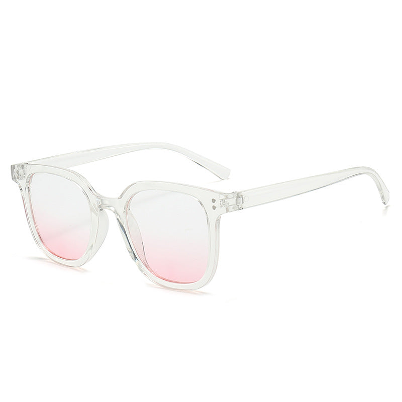 Siopsrl | Oversized Transparent Pink Gradient Sunglasses