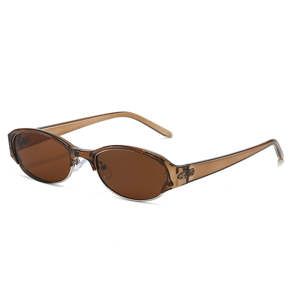 Siopsrl | Vintage-Inspired Slim Oval Sunglasses Siopsrl