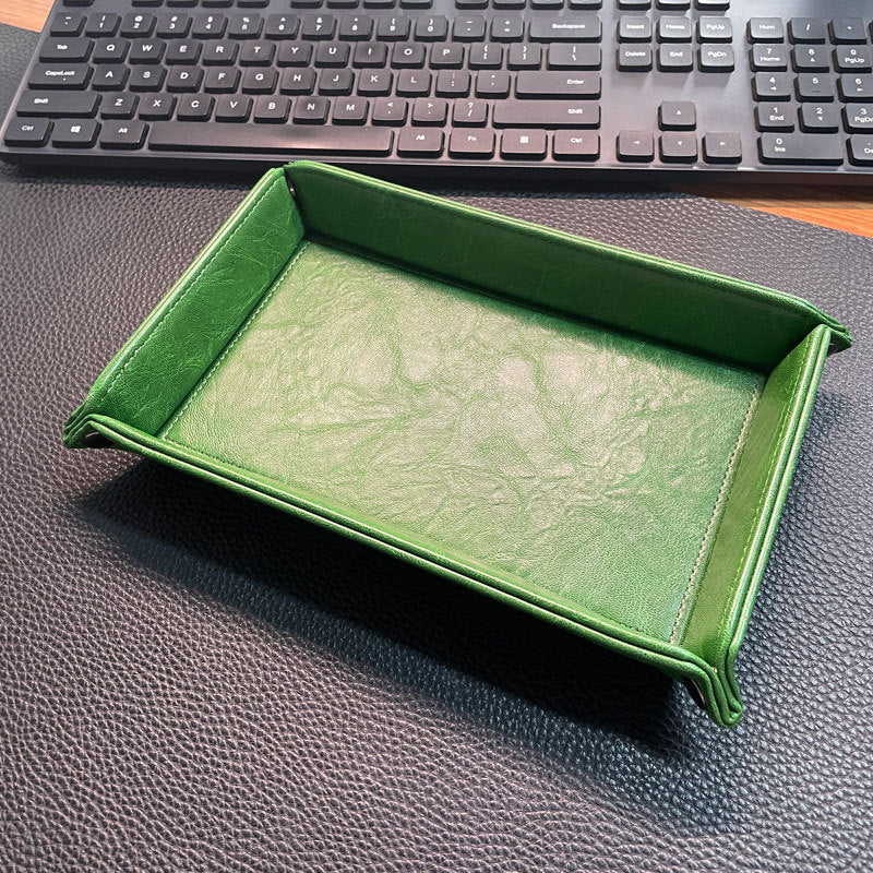 Stylish Leather Organizer Tray Siopsrl