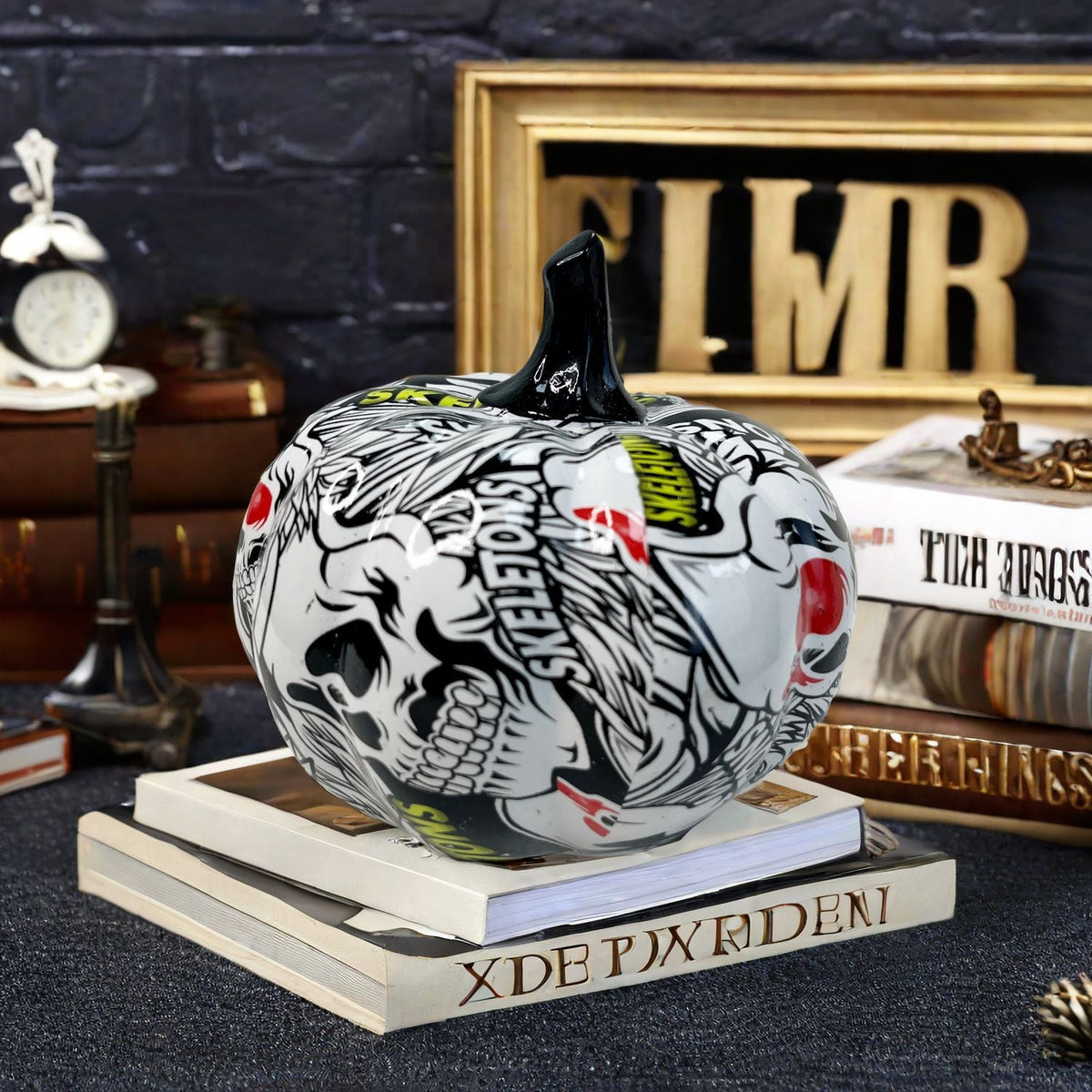 Artistic Halloween Pumpkin Figurine Siopsrl