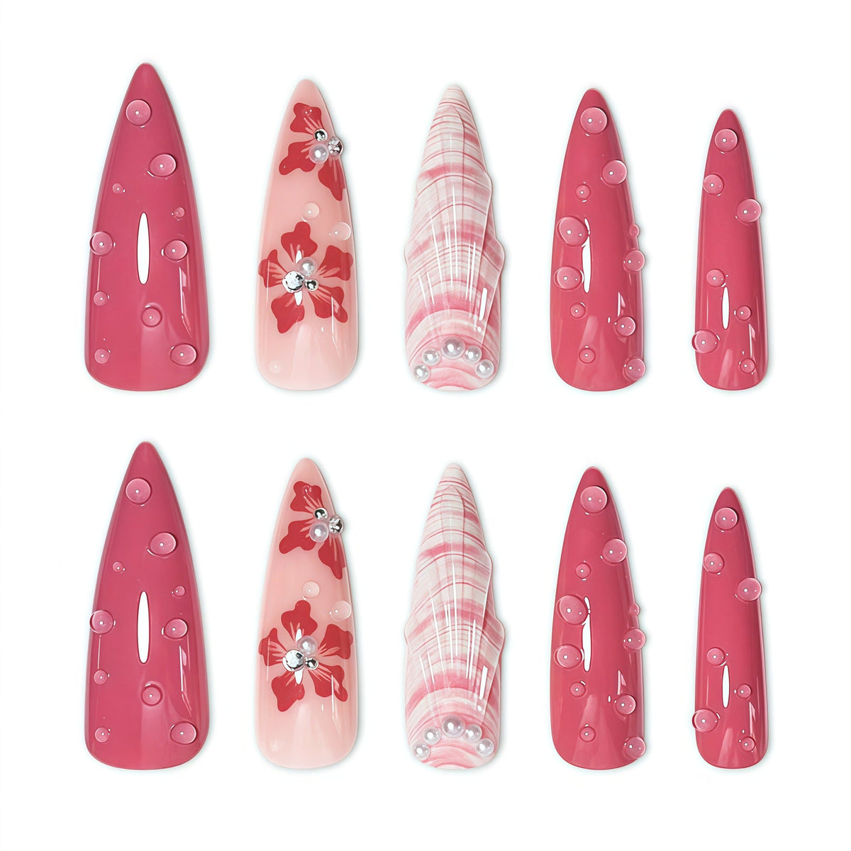 Siopsrl | Floral Art Nail Extensions Siopsrl