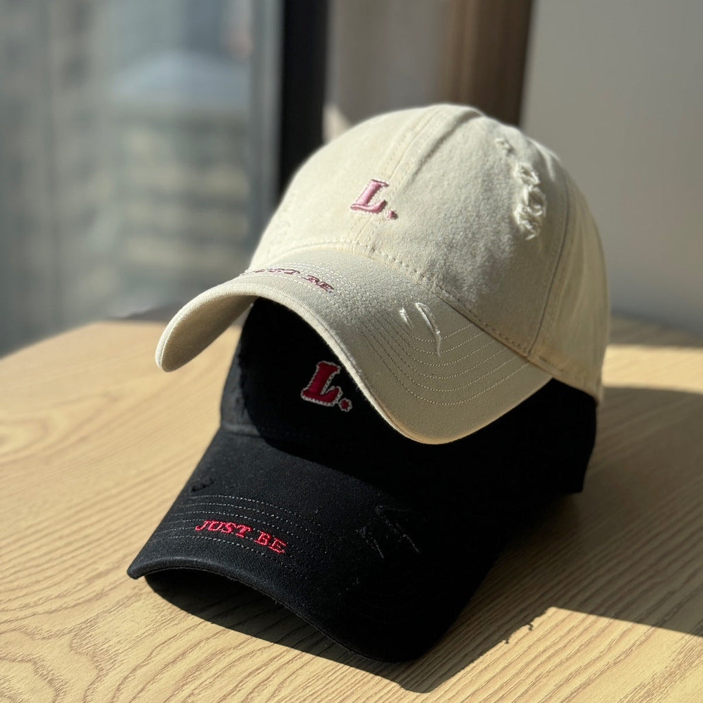 Siopsrl | Women's Distressed Cotton Baseball Cap Siopsrl