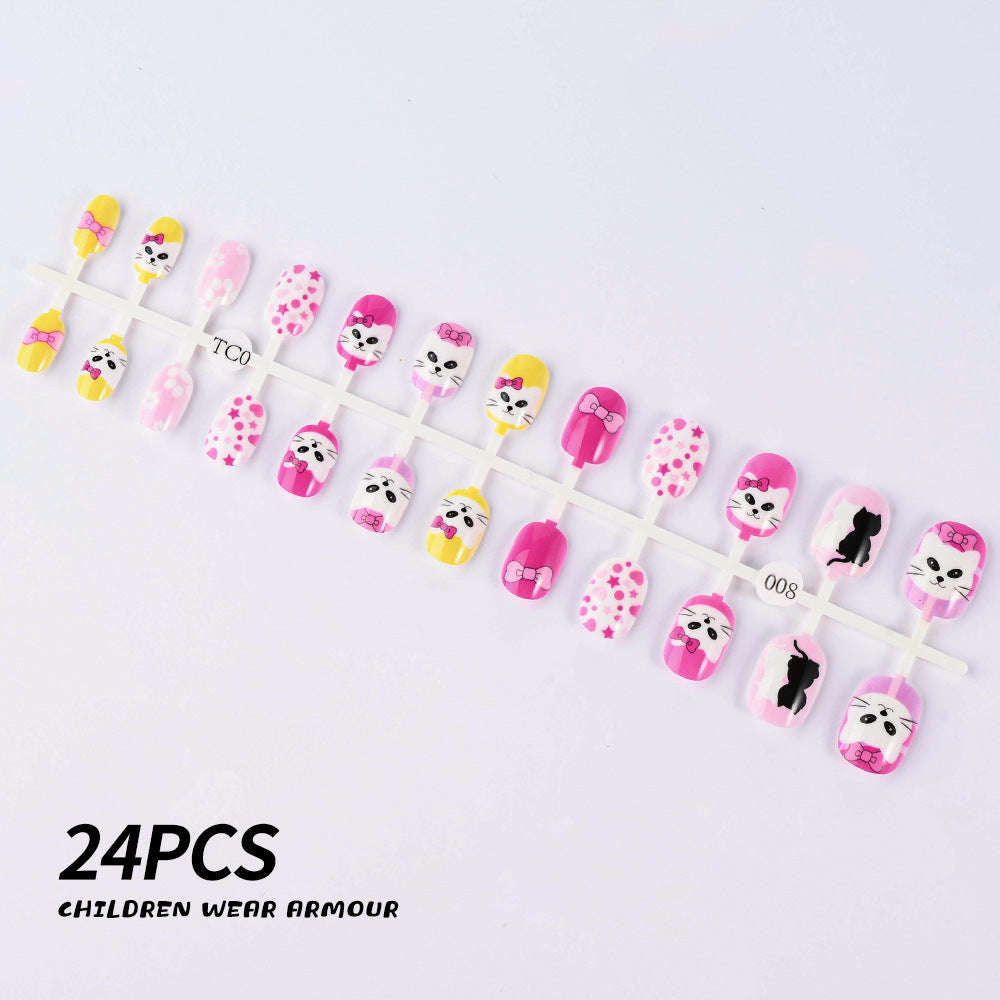 Siopsrl | Children's Fun-Themed Press-On Nail Set Siopsrl