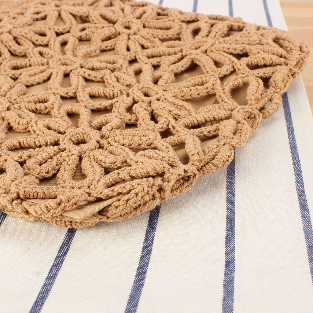 Siopsrl | Crochet Tote Bag with Floral Patterns Siopsrl