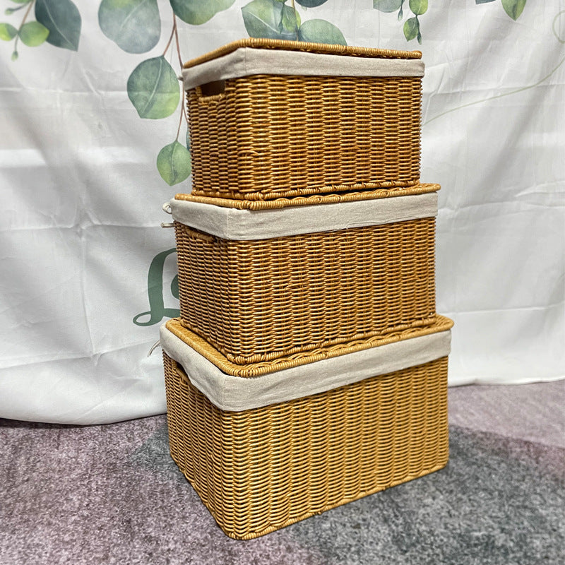 Handcrafted Woven Storage Chest Siopsrl