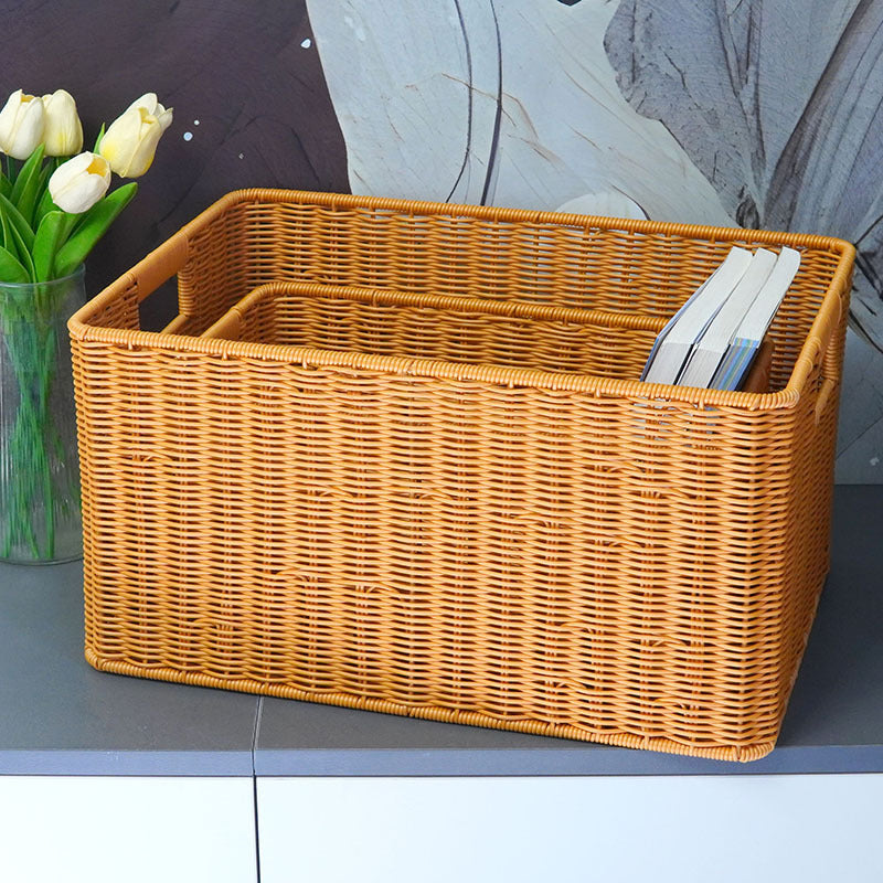 Ladies multi-purpose basket made of woven material Siopsrl