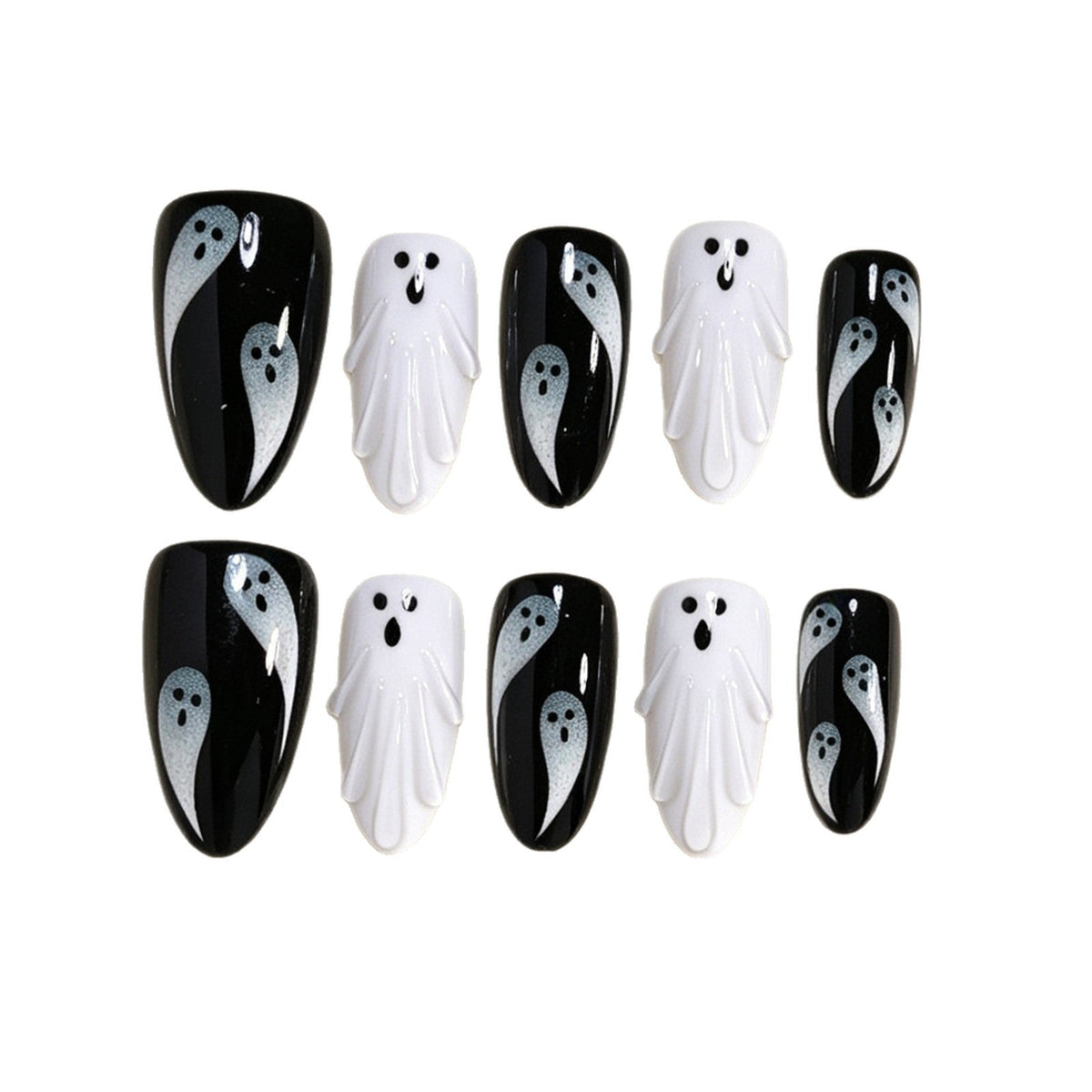 Halloween Ghost Nail Art Siopsrl