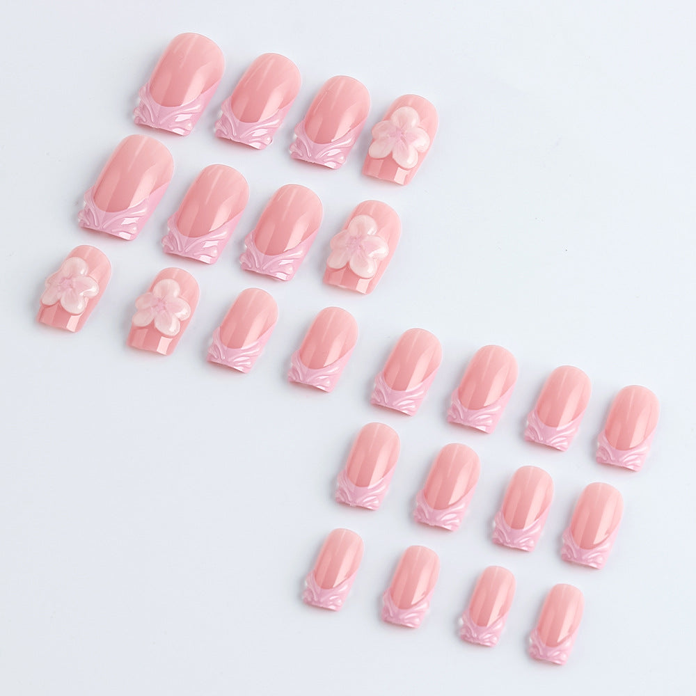 Siopsrl | Elegant Floral Luxury Press-On Nails Siopsrl