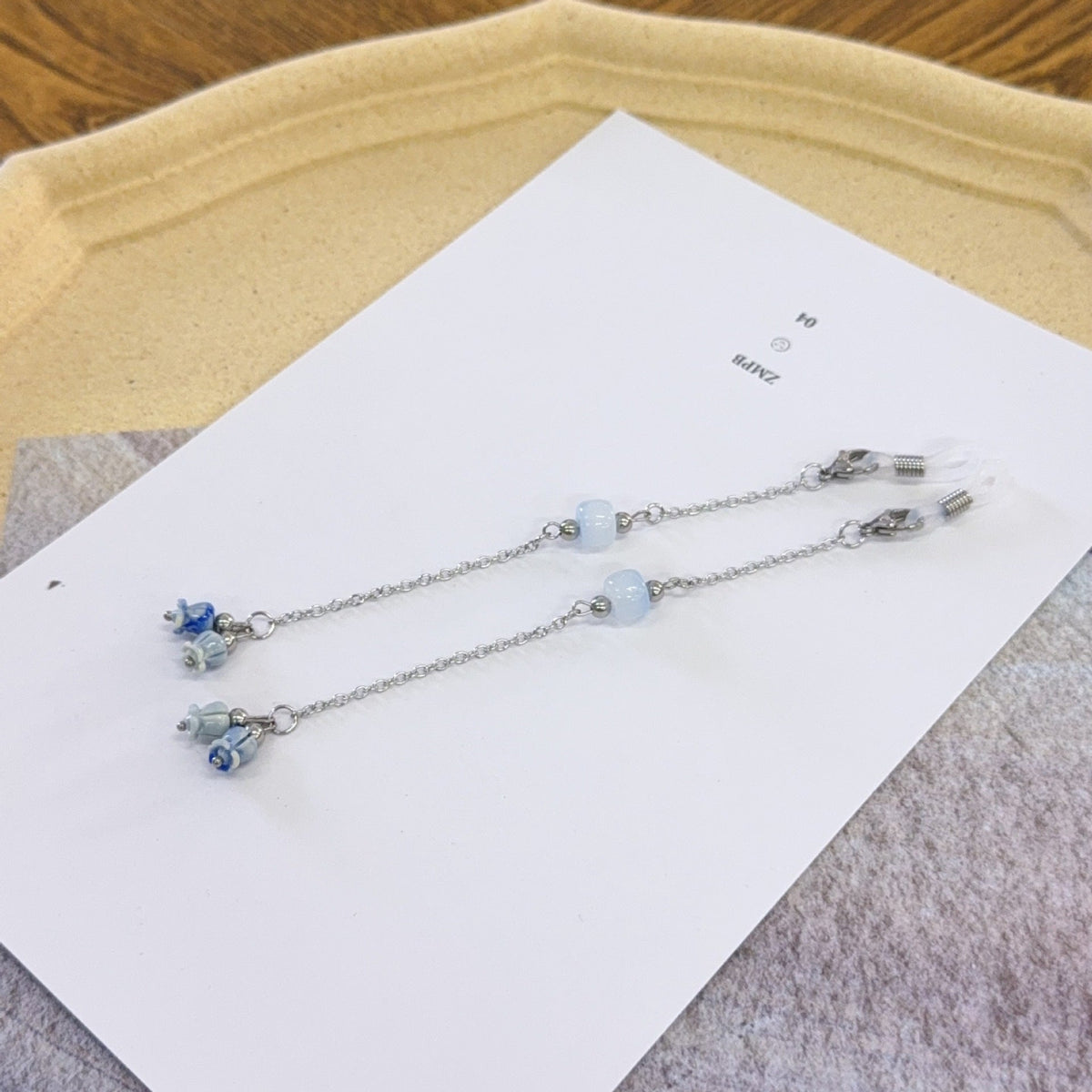 Siopsrl | Delicate Bead-Embellished Eyewear Chain Siopsrl