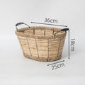 Versatile storage basket with sturdy woven design