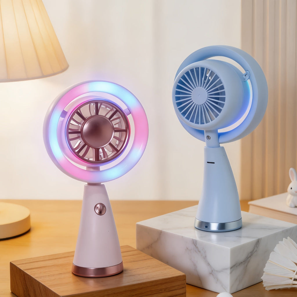 Siopsrl | Ladies portable fan with LED light Siopsrl