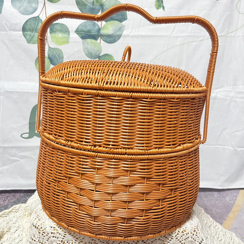 Natural Woven Market Basket Siopsrl