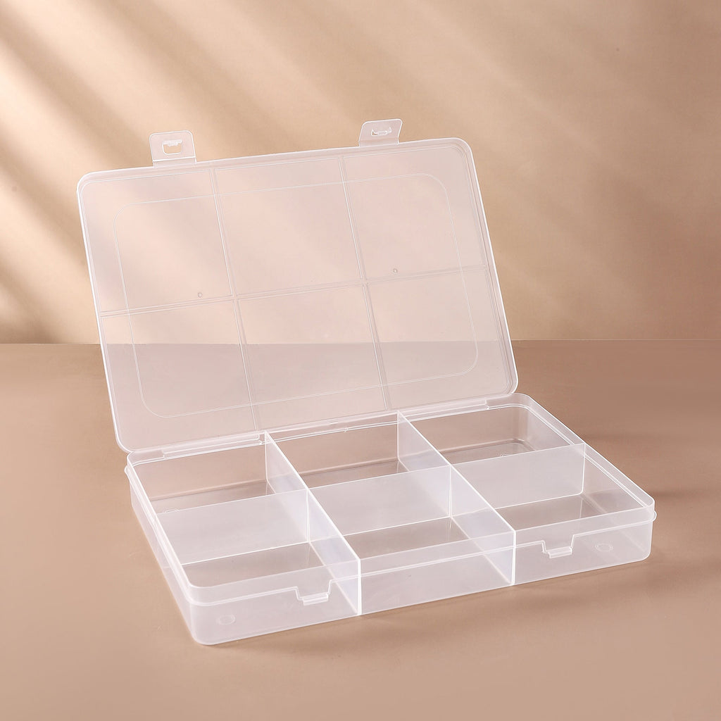 Multi-Compartment Transparent Organizer Box Siopsrl