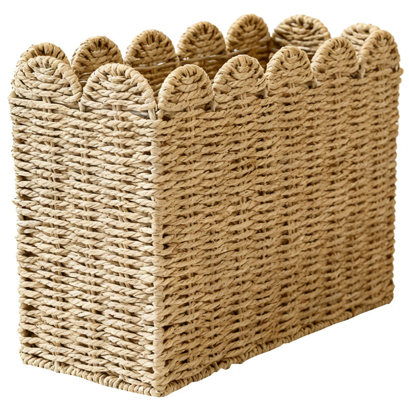 Decorative storage basket with waved edge Siopsrl