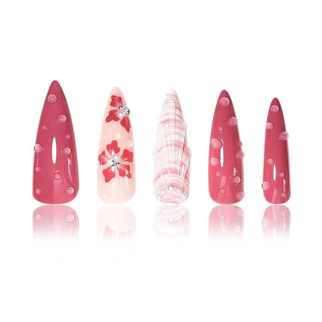 Siopsrl | Floral Art Nail Extensions Siopsrl