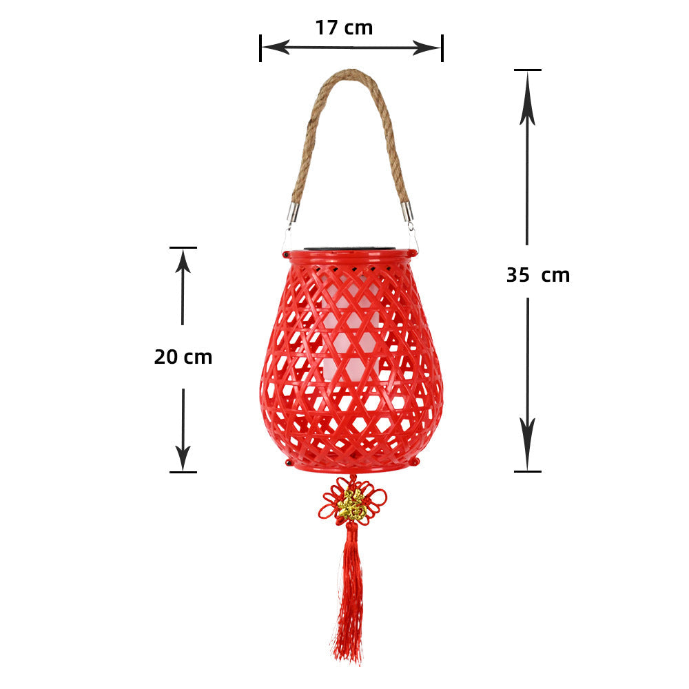 Siopsrl | Decorative Woven Lantern With Rope Handle Siopsrl