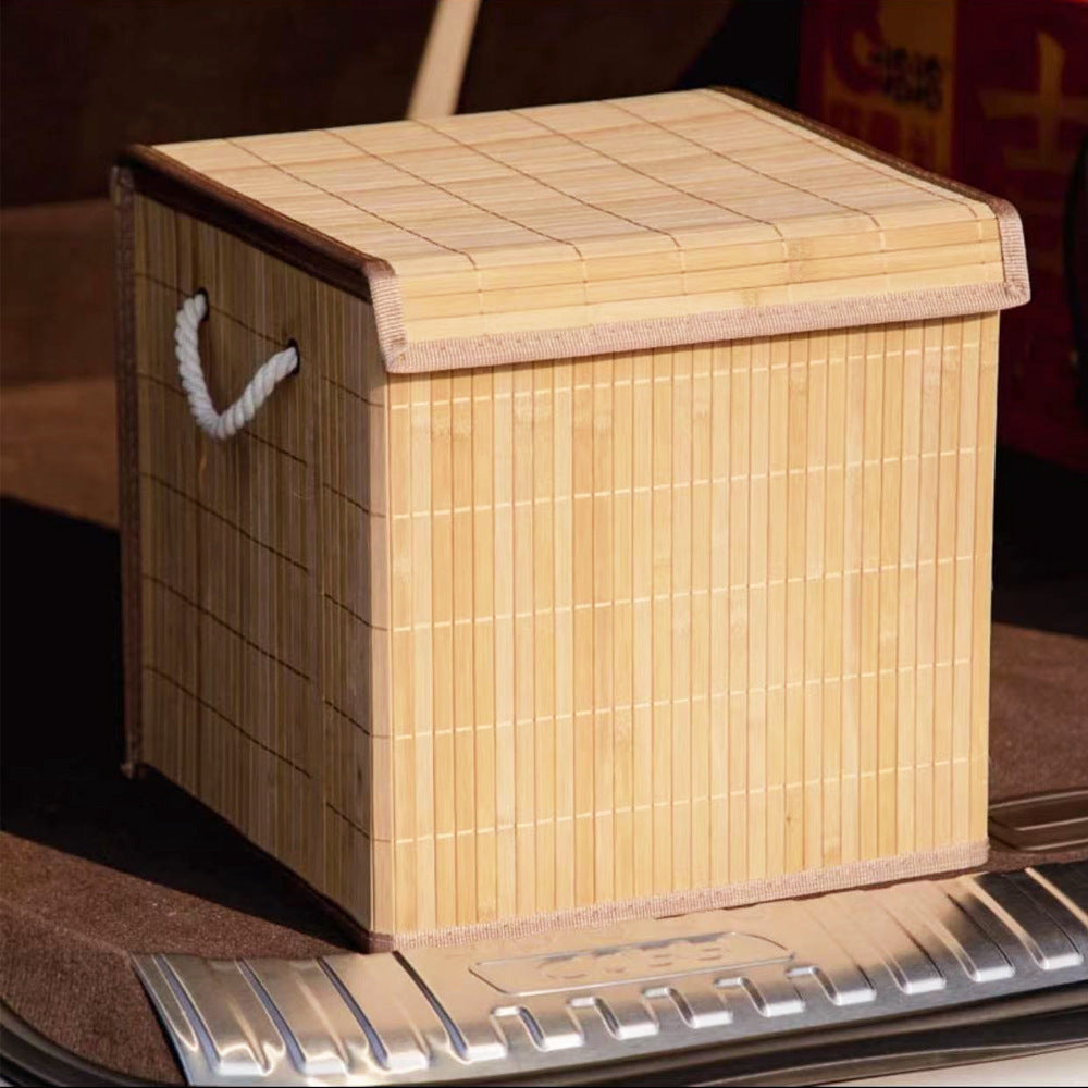 Laundry basket made of natural bamboo Siopsrl