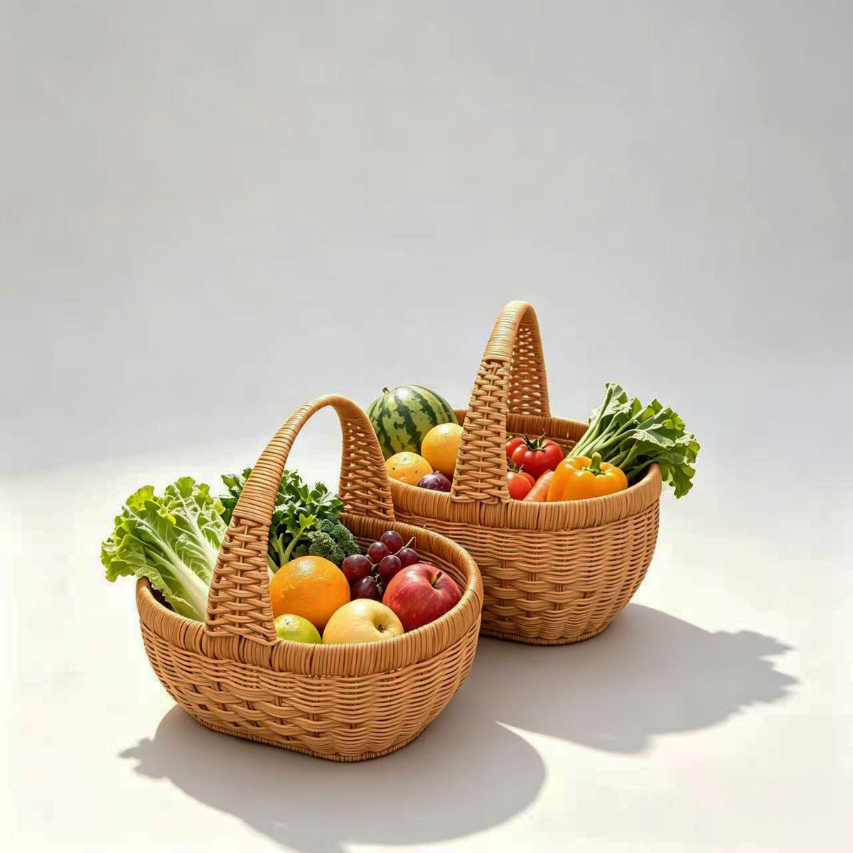 Handcrafted Woven Market Basket Siopsrl