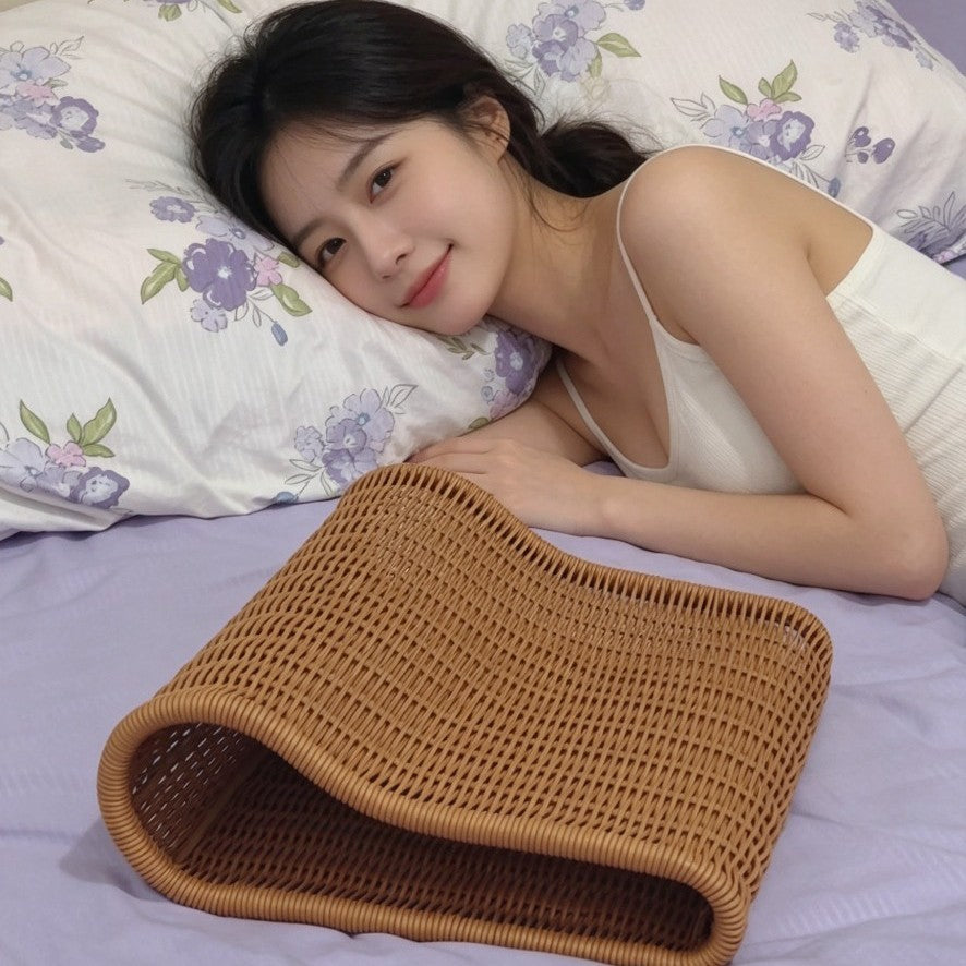 Curved Woven Storage Basket Siopsrl