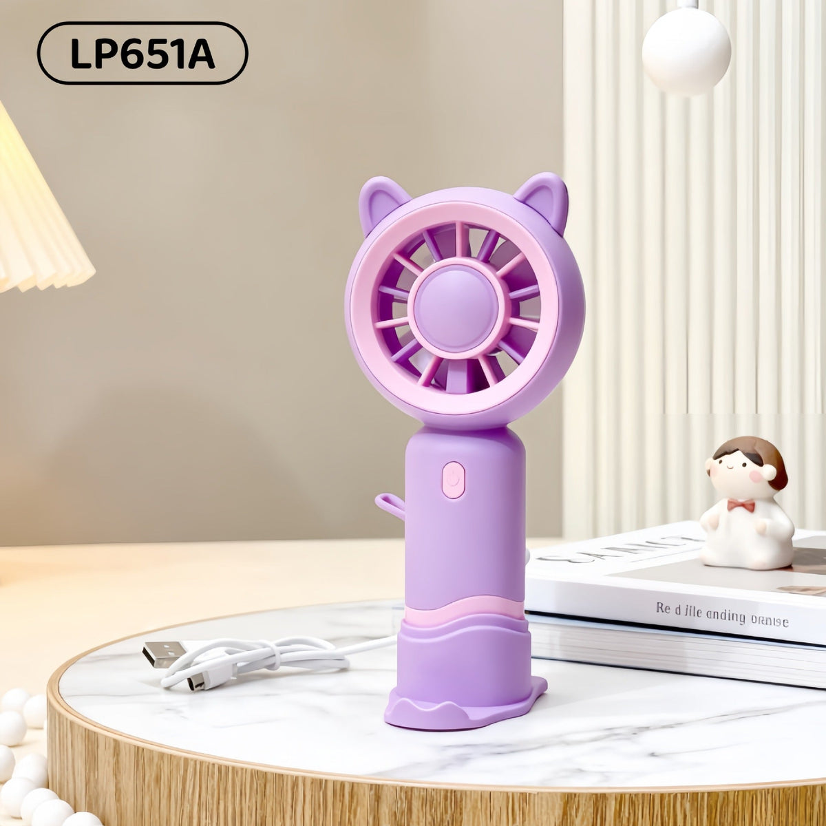 Siopsrl | Women's Portable Mini Fan with Innovative Design and USB Charging Function Siopsrl