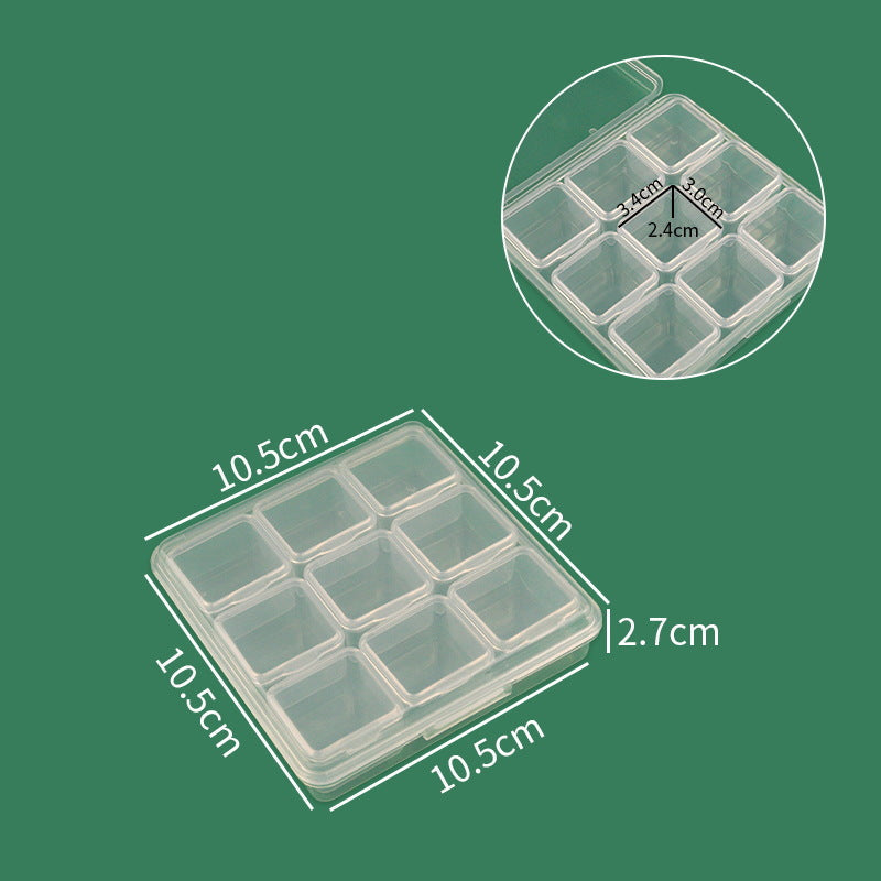 9-Compartment Clear Storage Organizer Siopsrl