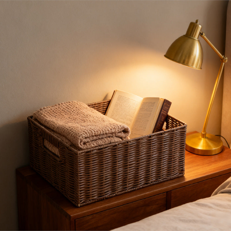 Women storage baskets made of woven material Siopsrl