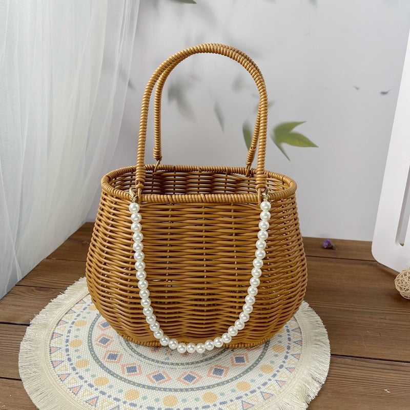 Women Diamond-shaped Handheld Basket Siopsrl