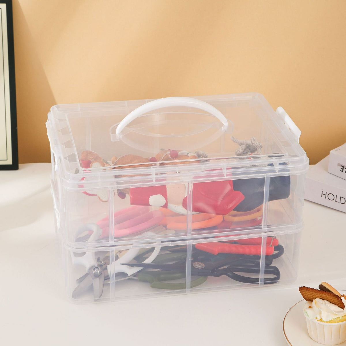 Clear Multi-Functional Organizer Container Siopsrl