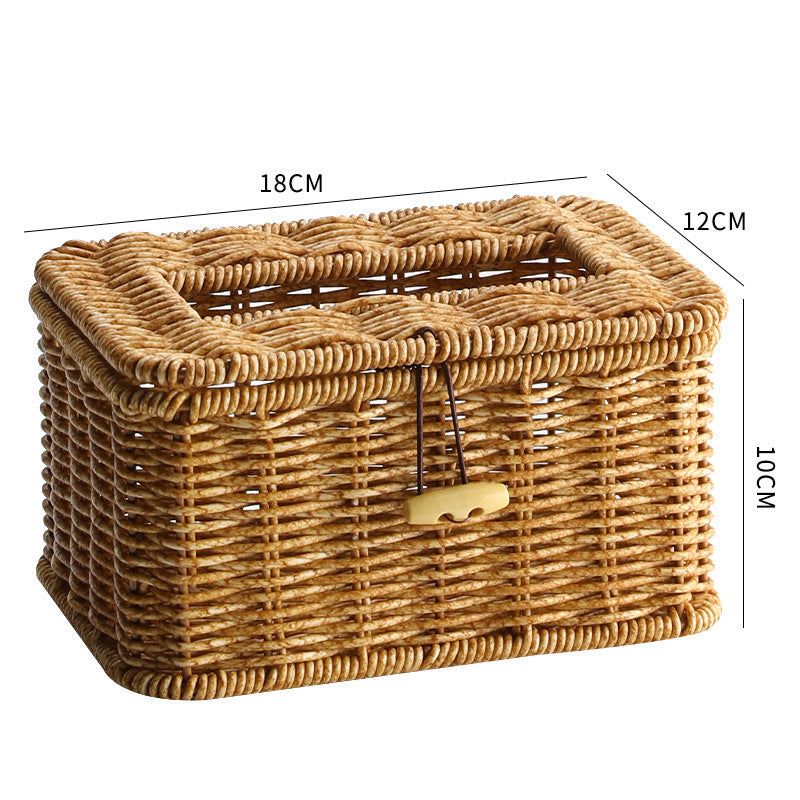 Handwoven Decorative Storage Box Siopsrl