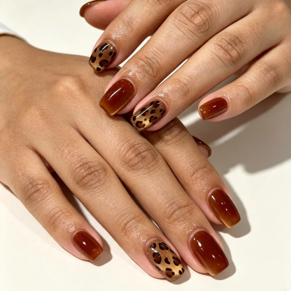 Siopsrl | Glamorous Animal Print Press-On Nail Set Siopsrl