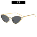 Siopsrl | Luxurious Cat-Eye Sunglasses with Metal Accents