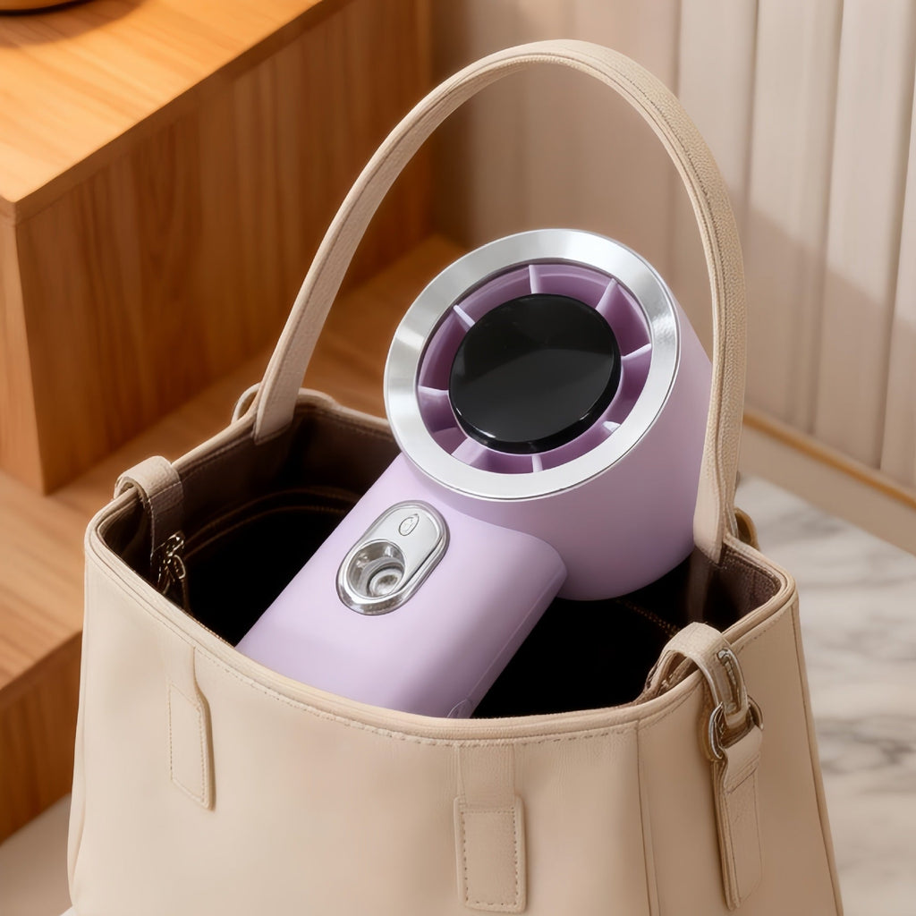 Siopsrl | Ladies portable mini hand fan with USB charging function and ergonomic design Siopsrl