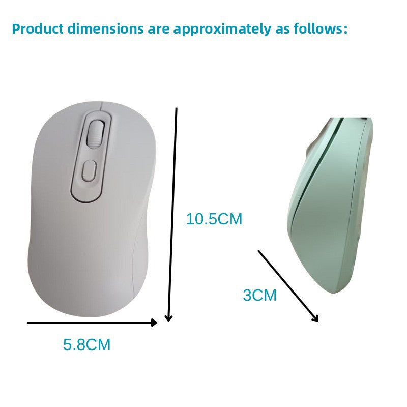 Siopsrl | Ergonomic Wireless Mouse with Precision Scroll Mechanism Siopsrl
