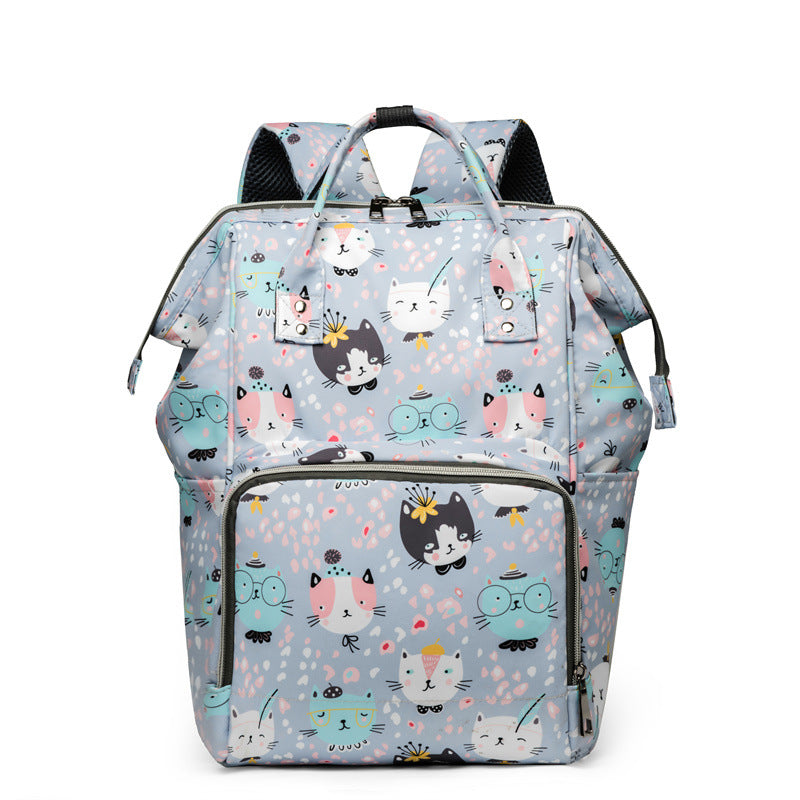 Siopsrl | Cat-Themed Multi-Compartment Backpack Siopsrl